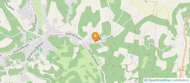 localisation de l'entreprise 821 897 915   COURSAC