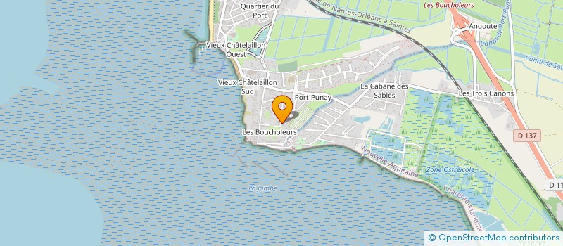 localisation de l'entreprise 821 909 058 à CHATELAILLON-PLAGE