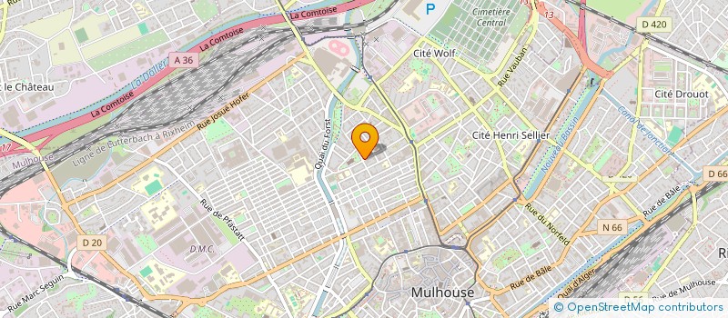 localisation de l'entreprise 821 926 268   MULHOUSE