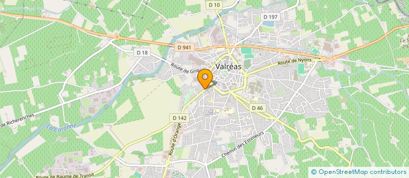 localisation de l'entreprise 821 932 811  à VALREAS