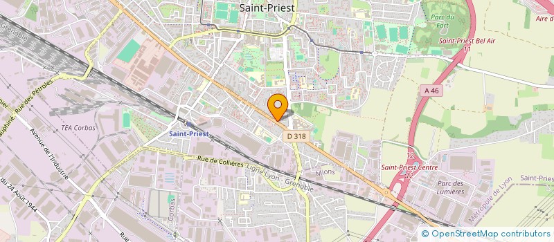 localisation de l'entreprise 821 986 411   SAINT-PRIEST