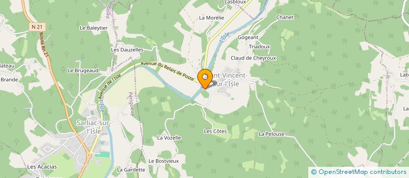 localisation de l'entreprise 821 999 745   SAINT-VINCENT-SUR-L'ISLE