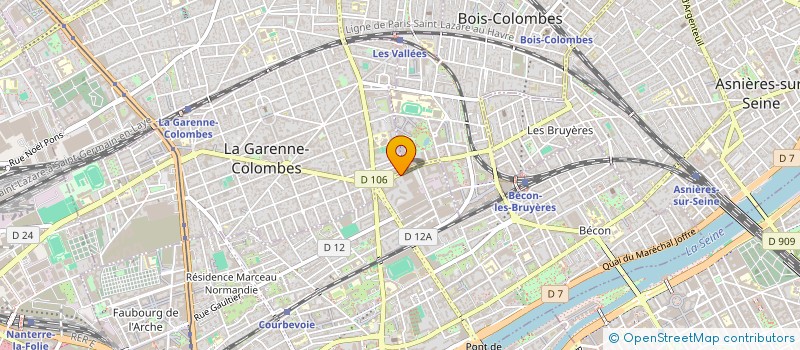localisation de l'entreprise 822 012 522   COURBEVOIE