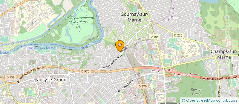 localisation de l'entreprise 822 022 026   NOISY-LE-GRAND