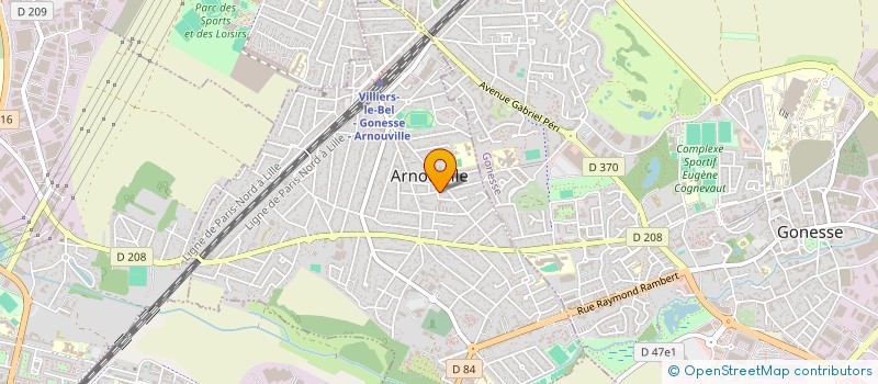 localisation de l'entreprise 822 031 944   GONESSE