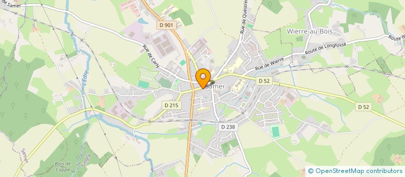 localisation de l'entreprise 822 032 033   BOULOGNE-SUR-MER