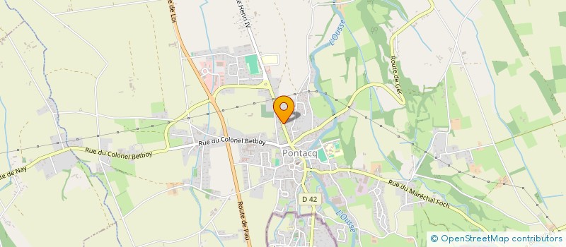 localisation de l'entreprise 822 037 495   PONTACQ