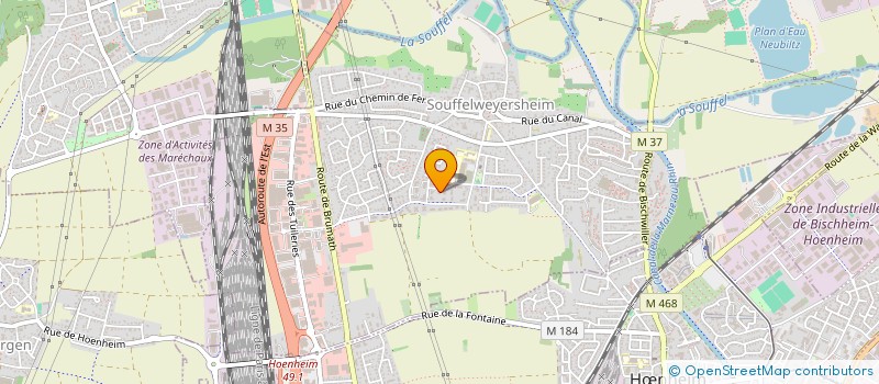 localisation de l'entreprise 822 052 569 à STRASBOURG