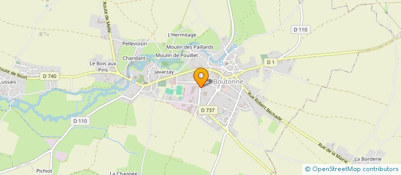 localisation de l'entreprise 822 055 620   CHEF-BOUTONNE