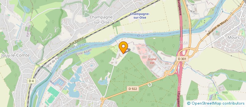 localisation de l'entreprise 822 074 308   ISLE ADAM