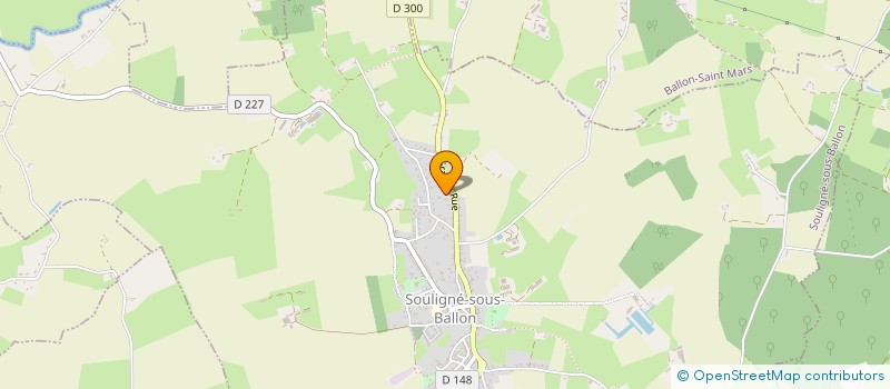 localisation de l'entreprise 822 086 575   SOULIGNE-SOUS-BALLON