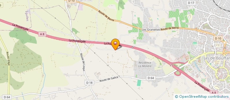 localisation de l'entreprise 822 087 466   POURRIERES