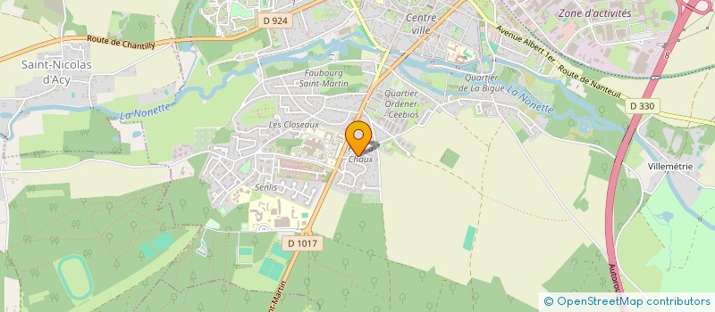 localisation de l'entreprise 822 090 783   SENLIS