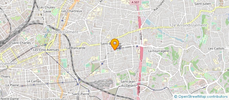 localisation de l'entreprise 822 107 009 à MARSEILLE