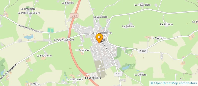 localisation de l'entreprise 822 122 164   LA BACONNIERE