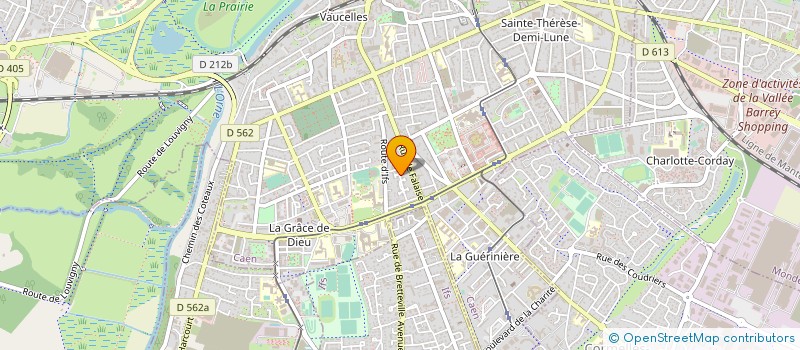 localisation de l'entreprise 822 136 297  à CAEN