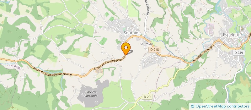 localisation de l'entreprise 822 137 378   SAINT-PEE-SUR-NIVELLE