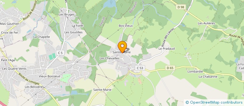 localisation de l'entreprise 822 143 749 à BOISSEUIL