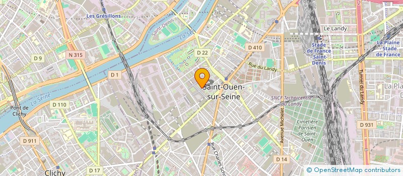 localisation de l'entreprise 822 148 300 à SAINT-OUEN-SUR-SEINE