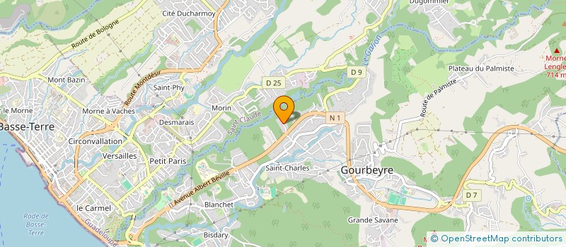localisation de l'entreprise 822 175 444 à LAMENTIN