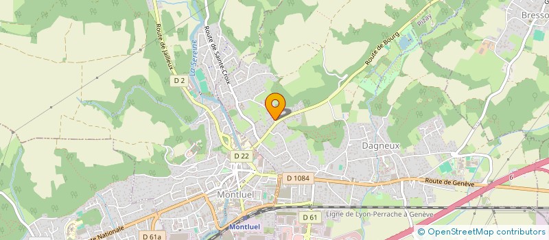 localisation de l'entreprise 822 183 810 à DAGNEUX