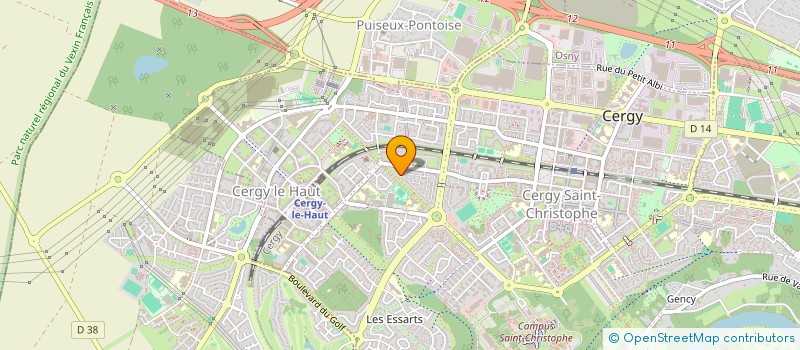 localisation de l'entreprise 822 184 537   CERGY