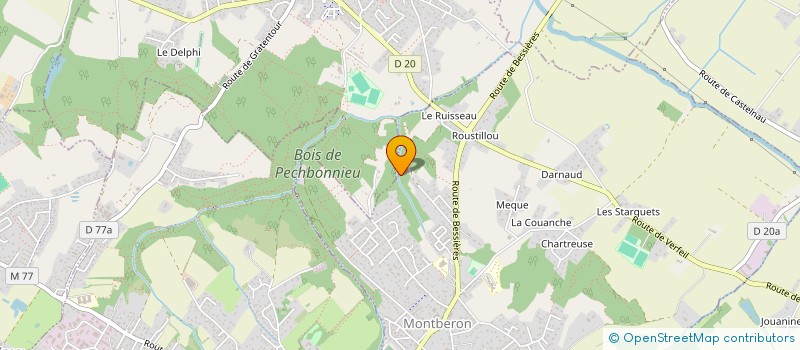 localisation de l'entreprise 822 185 443   MONTBERON