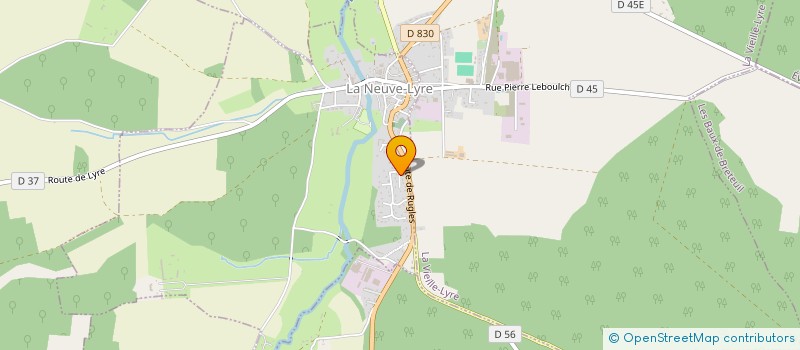 localisation de l'entreprise 822 192 183   LA NEUVE-LYRE