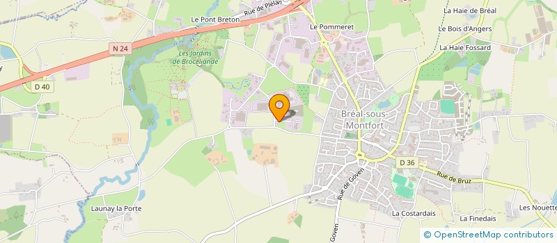 localisation de l'entreprise 822 205 514   SAINT-THURIAL