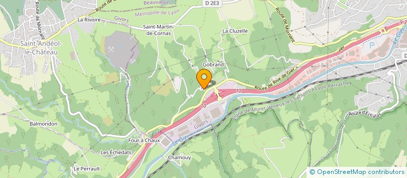 localisation de l'entreprise 822 238 838   GIVORS