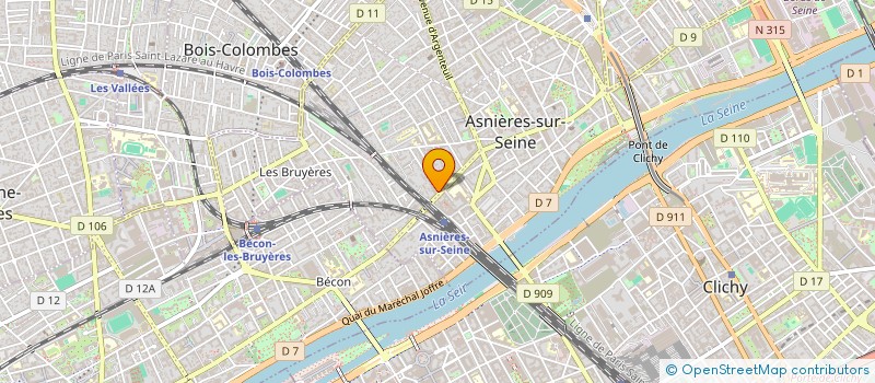 localisation de l'entreprise 822 243 549   COLOMBES