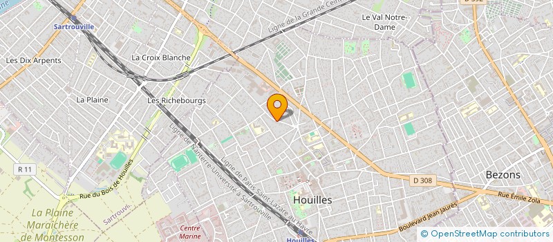 localisation de l'entreprise 822 258 471   HOUILLES