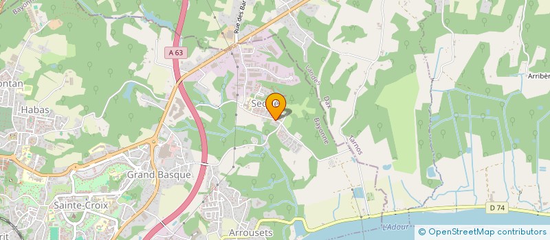 localisation de l'entreprise 822 270 302   BAYONNE