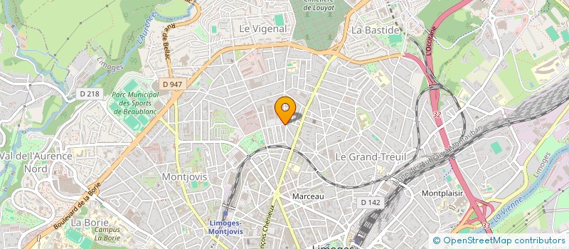 localisation de l'entreprise 822 285 540 à LIMOGES