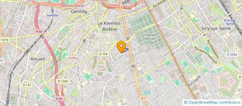 localisation de l'entreprise 822 304 960 à LE KREMLIN-BICETRE