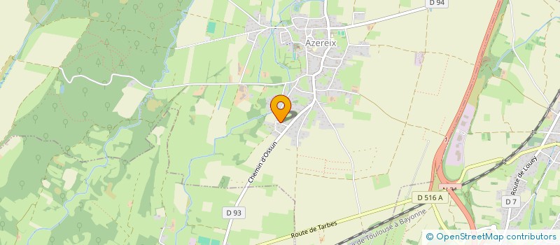 localisation de l'entreprise 822 316 584   AZEREIX