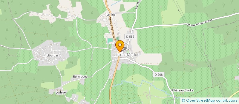 localisation de l'entreprise 822 334 298   LISTRAC-MEDOC