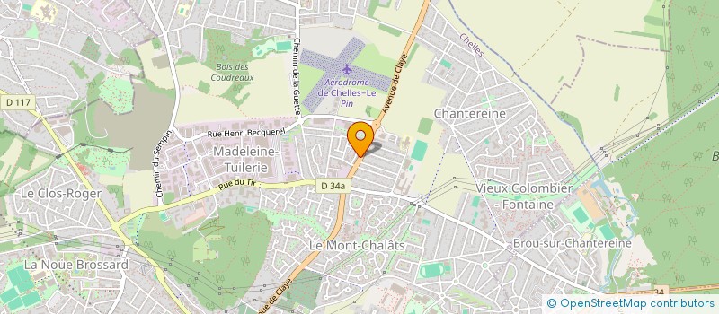localisation de l'entreprise 822 339 990   CHELLES