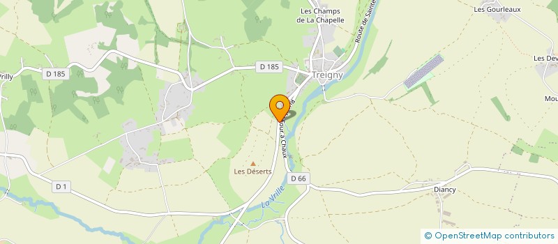 localisation de l'entreprise 822 342 721   TREIGNY-PERREUSE-SAINTE-COLOMBE