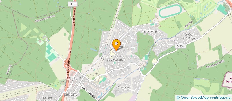 localisation de l'entreprise 822 358 339   LESIGNY