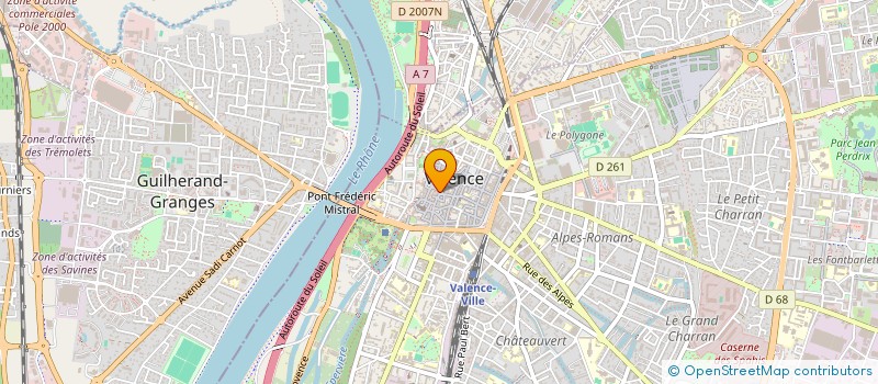 localisation de l'entreprise 822 383 956   VALENCE