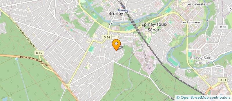 localisation de l'entreprise 822 415 980   BRUNOY