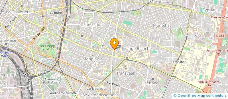 localisation de l'entreprise 822 416 574   LYON