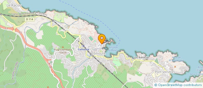 localisation de l'entreprise 822 422 994   COLLIOURE