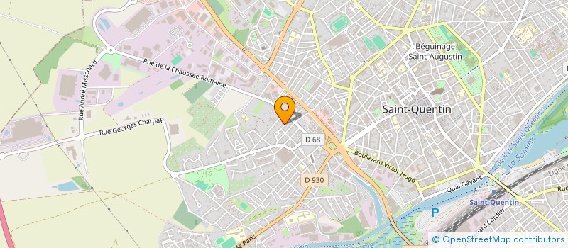 localisation de l'entreprise 822 439 915 à SAINT-QUENTIN