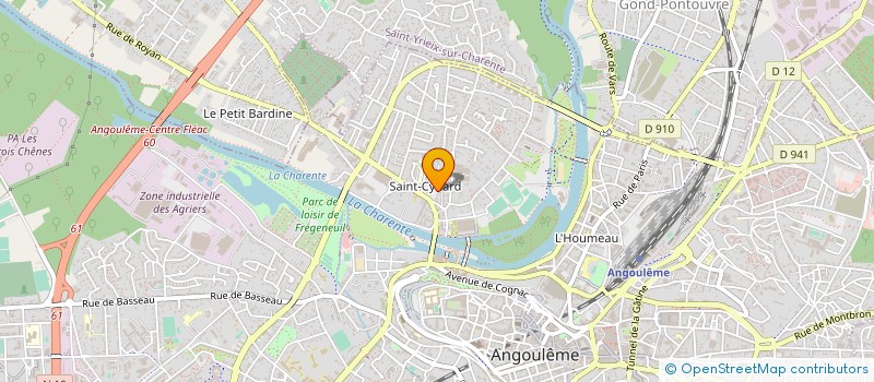 localisation de l'entreprise 822 441 622   ANGOULEME