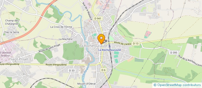 localisation de l'entreprise 822 463 899   LA ROCHEFOUCAULD-EN-ANGOUMOIS