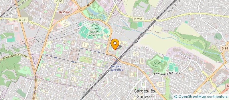 localisation de l'entreprise 822 465 290   SARCELLES