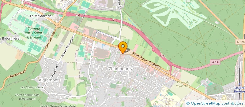 localisation de l'entreprise 822 468 898   CHAMBOURCY