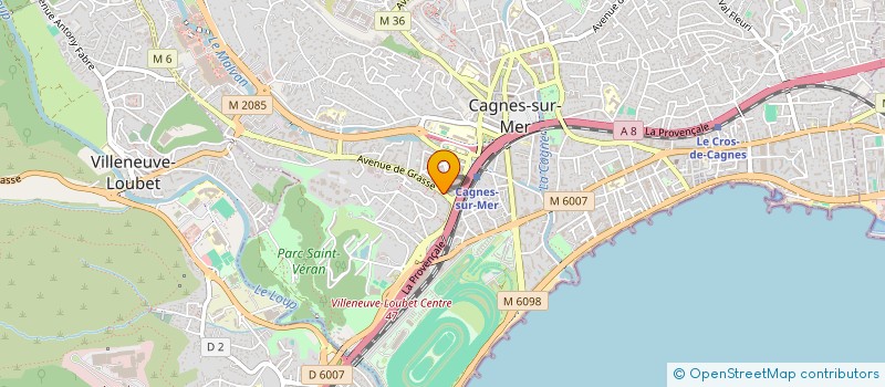 localisation de l'entreprise 822 470 613 à CAGNES-SUR-MER